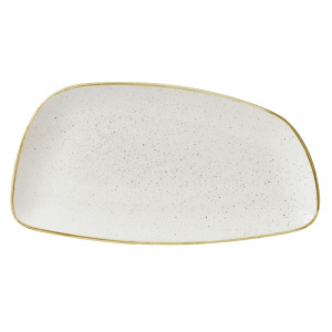 Блюдо сервировочное Chefs Geo 35Х18,5СМ, без борта, Stonecast, цвет Barley White Swhsge351