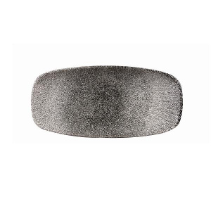Блюдо прямоугольное 20Х12,1СМ, без борта, цвет Raku Quartz Black, Studio Prints Rkbqxo71