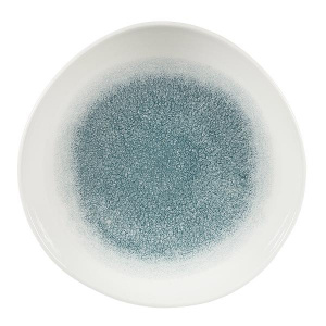 Тарелка мелкая "ВОЛНА" 28,6СМ, без борта, цвет Raku Jade Green, Studio Prints Rkjgog111