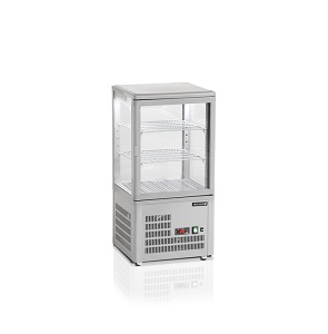 Витрина холодильная Tefcold UPD60 Grey (серый) со стеклом 58л 0,16кВт (+2...+12С)