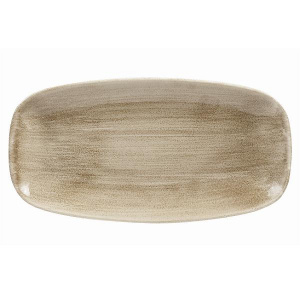 Блюдо прямоугольное Chefs 35,5Х18,9СМ, без борта, Stonecast Patina, цвет Antique Taupe Paatxo141