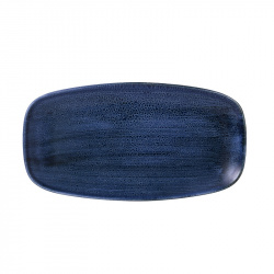 Купить блюдо прямоугольное chefs 35,5х18,9см, без борта, stonecast plume, цвет ultramarine plulxo141 – цена от завода, доставка до двери | RuOborudovanie.ru