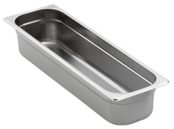 Купить гастроемкость из нержавеющей стали gn2/4х6,5 см paderno 1410406 – цена от завода, доставка до двери | RuOborudovanie.ru