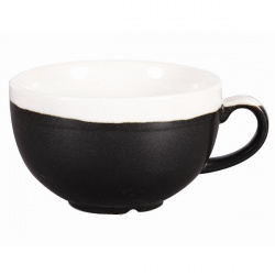 Купить чашка cappuccino 227мл monochrome, цвет onyx black mobkcb201 – цена от завода, доставка до двери | RuOborudovanie.ru