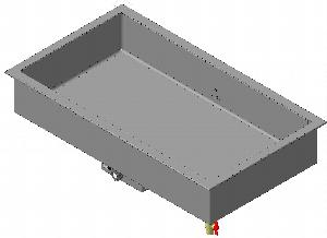 Прилавок 2-х блюд Iterma МЭ-2С-1025 Толга Drop-In 3хGN1/1 (1025х590х300мм)