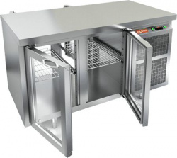 Купить стол с охлаждающим шкафом шкафом со стеклом двер.hicold sng t 11/ht – цена от завода, доставка до двери | RuOborudovanie.ru