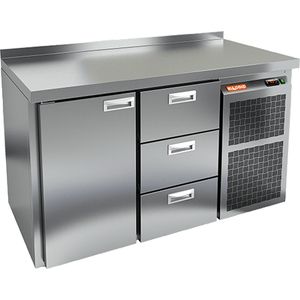 Стол с охлаждающим шкафом Hicold Sn13 Br2 Tn