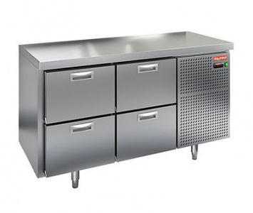Стол охлаждаемый Hicold SN 22/BT О (-10-18) островн., 4ящ, 1390х600х850мм