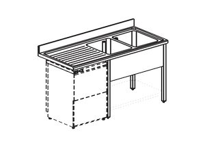 Ванна моечная Apach Chef Line L2S187-55Lwd
