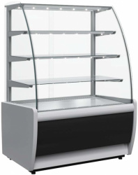 Купить витрина холодильная кондитерская k70 vm 0,9-1 light 0011-9005 (вхсв-0,9д carboma ) техно – цена от завода, доставка до двери | RuOborudovanie.ru