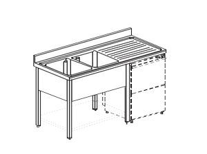 Ванна моечная Apach Chef Line L2S187-55Rwd