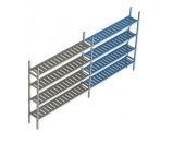 Стеллаж Polair Load.Me.Poly 18Al.4Pp40.18E линейная секция 4 яруса