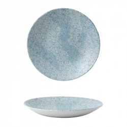 Купить тарелка глубокая 28,1см h3,7см, без борта, vintage prints med tiles, цвет aquamarine mtaqpd271 – цена от завода, доставка до двери | RuOborudovanie.ru