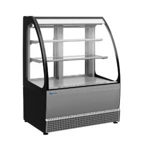 Витрина кондитерская Kayman Kвк-950М статика люкс черный