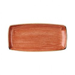 Купить блюдо сервировочное 29,5х15см, без борта, stonecast, цвет spiced orange ssosop111 – цена от завода, доставка до двери | RuOborudovanie.ru
