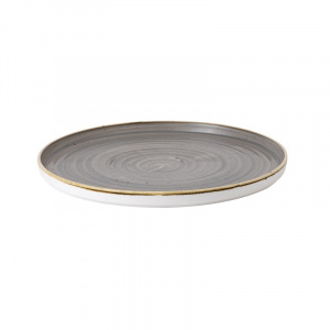 Тарелка мелкая Chefs Walled D27,5См H2См, с прямым бортом, Stonecast, цвет Peppercorn Grey Spgswp281