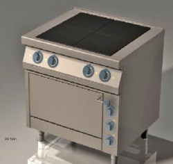 Купить плита 4 конфорочная kogast es-t49/1 56483 900 серии – цена от завода, доставка до двери | RuOborudovanie.ru
