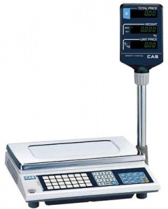 Весы торговые Cas AP-1 15EX (15кг, 2/5г) память 200 цен, электронные настольные