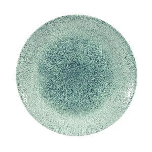 Тарелка мелкая 26СМ, без борта, цвет Raku Jade Green, Studio Prints Rkjgev101