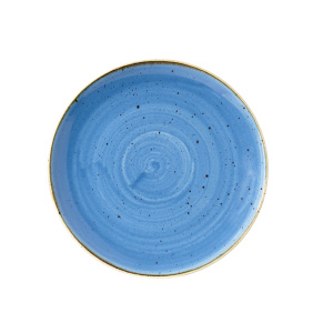 Тарелка мелкая 21,7СМ, без борта, Stonecast, цвет Cornflower Blue Scfsevp81