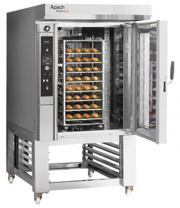 Печь Apach C46Cs Dpta миниротационная газовая с подставкой с направляющими 