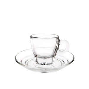 Чашка Espresso 70МЛ H61Мм D62/84Мм "Caffe", стекло 1P02442