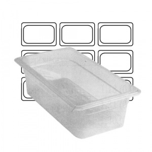 Гастроемкость из полипропилена GN1/9*10 см Paderno 1471010