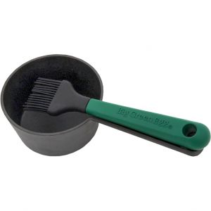 Сотейник чугунный с силиконовой кисточкой Big Green Egg 117663