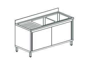 Ванна моечная Apach Chef Line L2S157-45Lwsd
