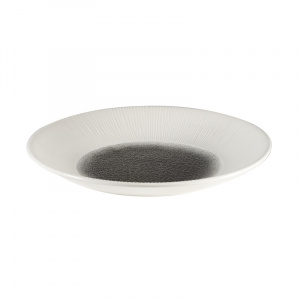 Тарелка глубокая 28,1СМ H3,7См, без борта, Bamboo, цвет Quartz Black Rkbqld271