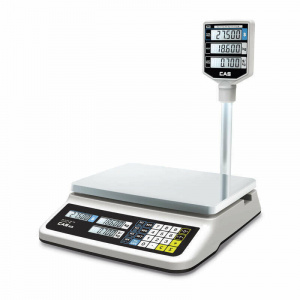 Весы торговые Cas PR-15P (LCD, II) (15кг, 2/5г) электронные