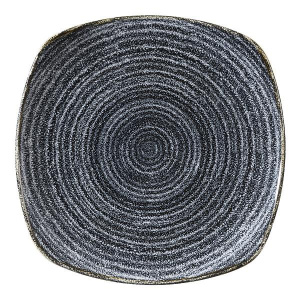 Тарелка мелкая квадратная 21,5СМ, без борта, цвет Charcoal Black, Studio Prints Spcbsp91