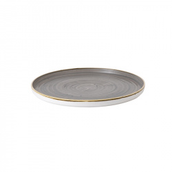 Купить тарелка мелкая chefs walled d15,7см h2см, с прямым бортом, stonecast, цвет peppercorn grey spgswp161 – цена от завода, доставка до двери | RuOborudovanie.ru
