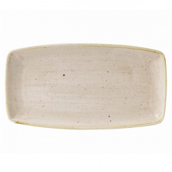 Купить блюдо сервировочное 35х18,5см, без борта, stonecast, цвет nutmeg cream snmsop141 – цена от завода, доставка до двери | RuOborudovanie.ru